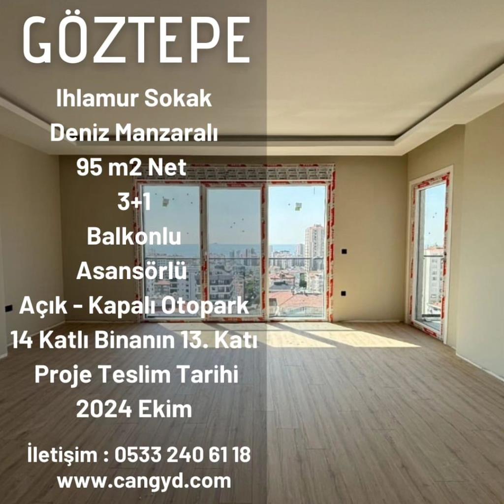 Göztepe Ihlamur Sokak'ta 95 m2 Net Satılık Daire