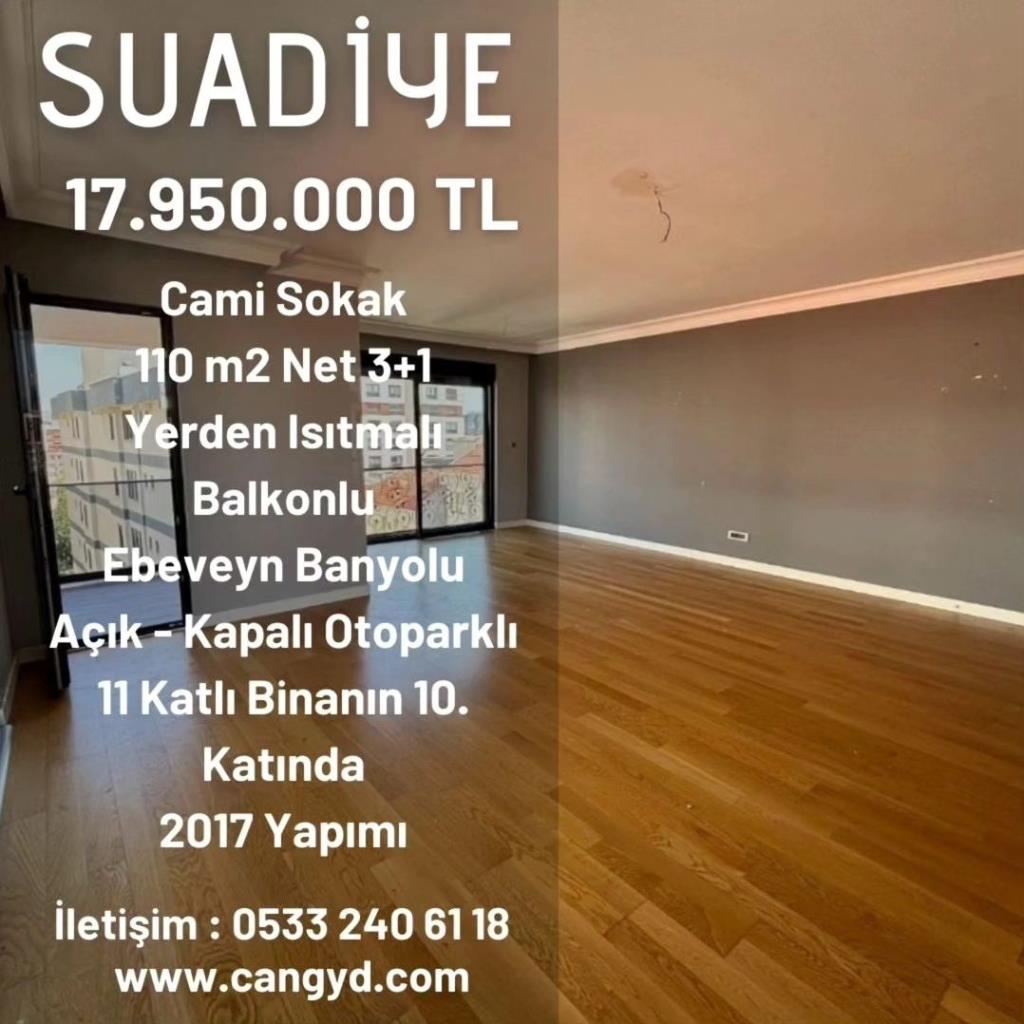 Suadiye Cami Sokak'ta 110 m2 Net Satılık Daire